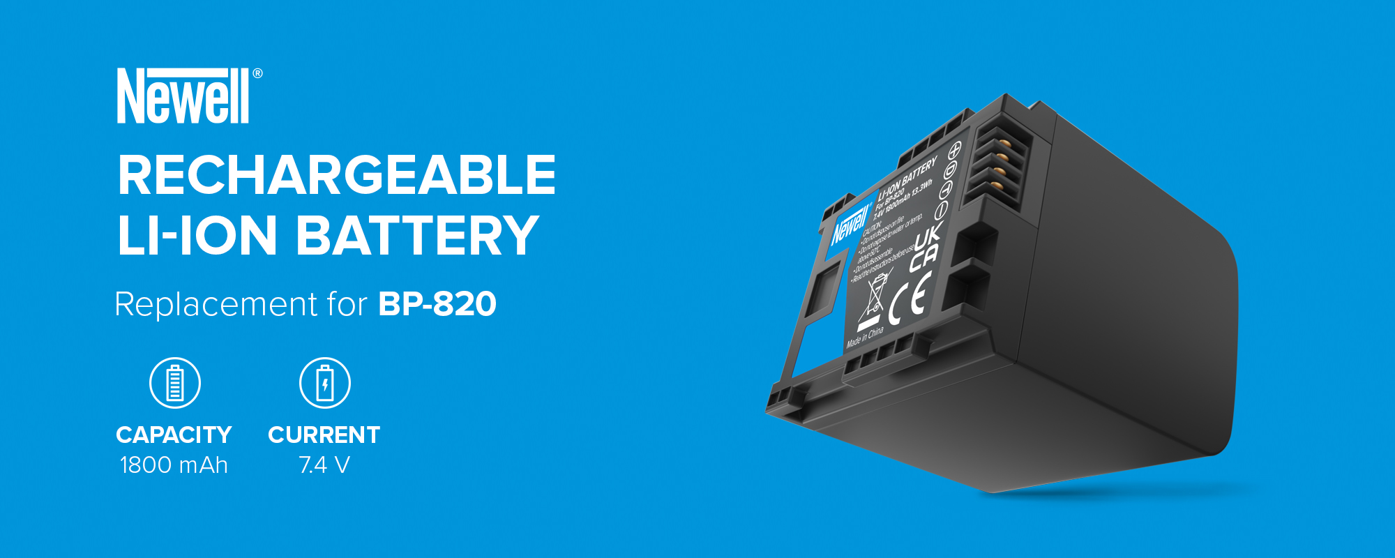 Akumulator Newell zamiennik BP-820 do Canon